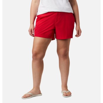 Columbia Ženske Kratke Hlače - Coral Point III Plus Size Crvene | OFRC-28759